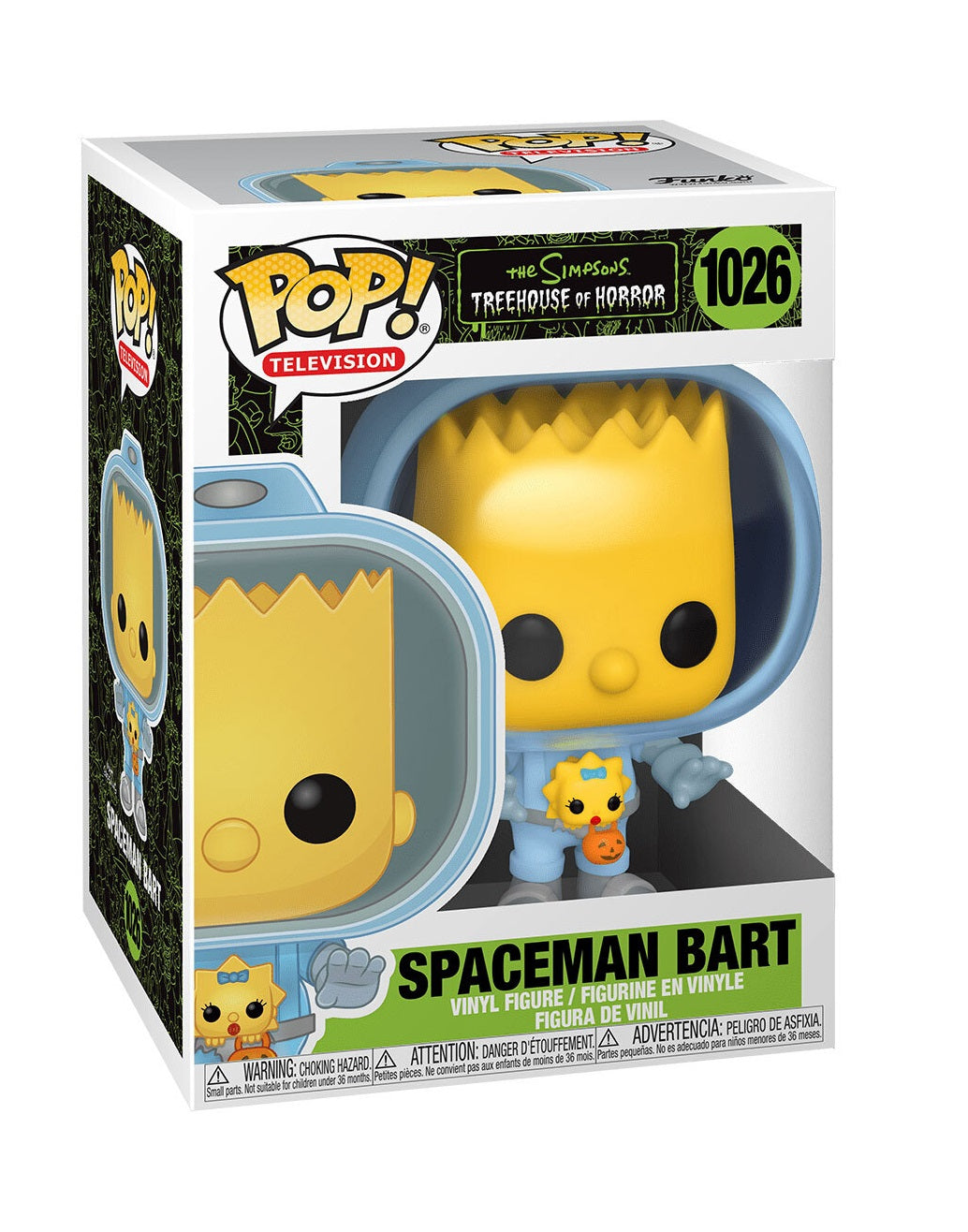 The Simpsons Treehouse of Horror Spaceman Bart vinyl figure
