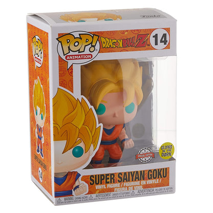 Super Saiyan Goku from Dragon Ball Z glow in the dark vinyl figure