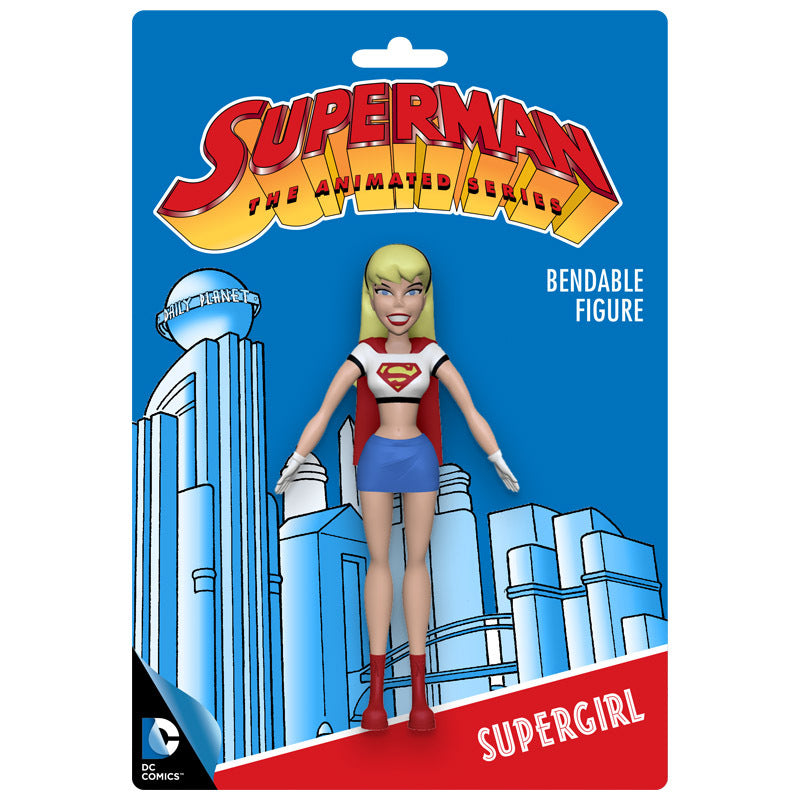 Supergirl from Superman animated series bendable figure