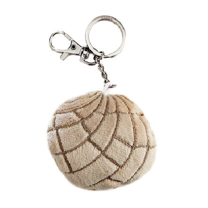 Pan Dulce "Concha" plush keychain