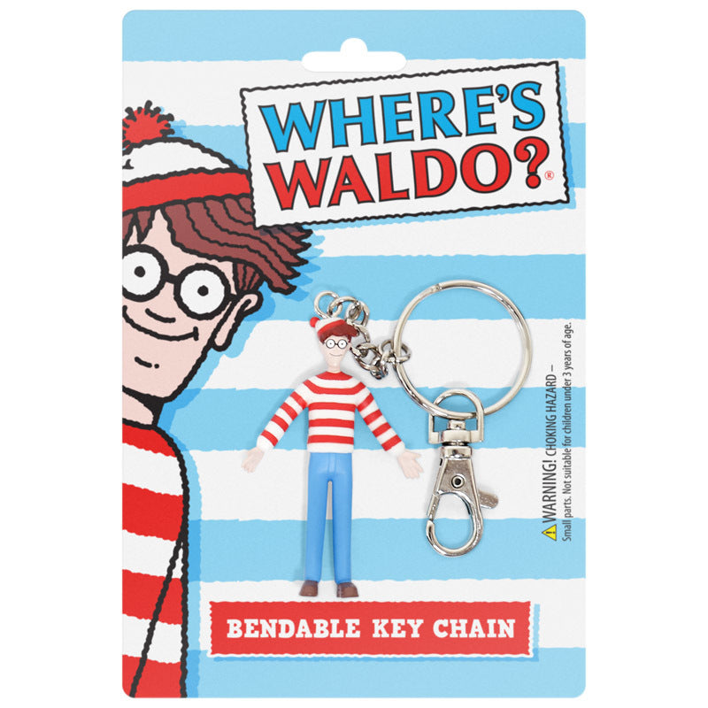 Where's Waldo? bendable keychain