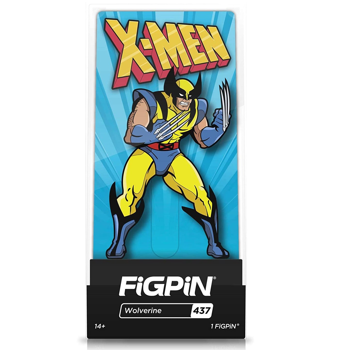 Wolverine from X-Men Animated Series enamel pin
