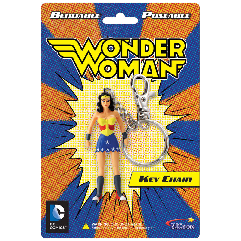 Wonder Woman bendable keychain