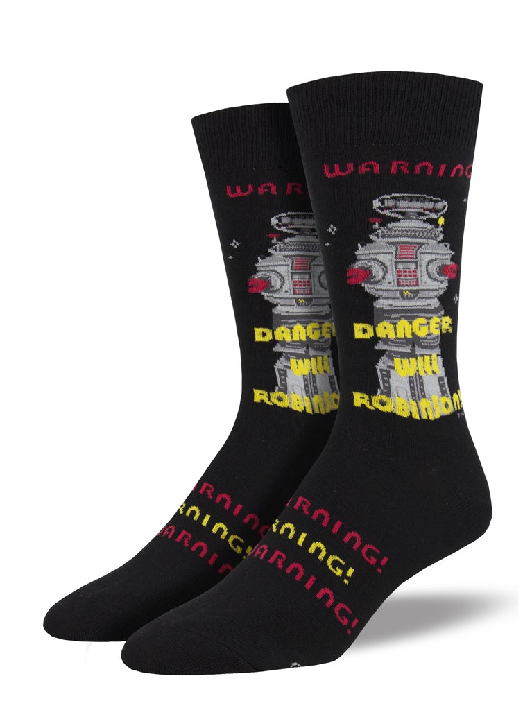 Lost in Space Danger Will Robinson! crew sock