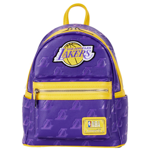 Los Angeles Lakers debossed logo mini backpack