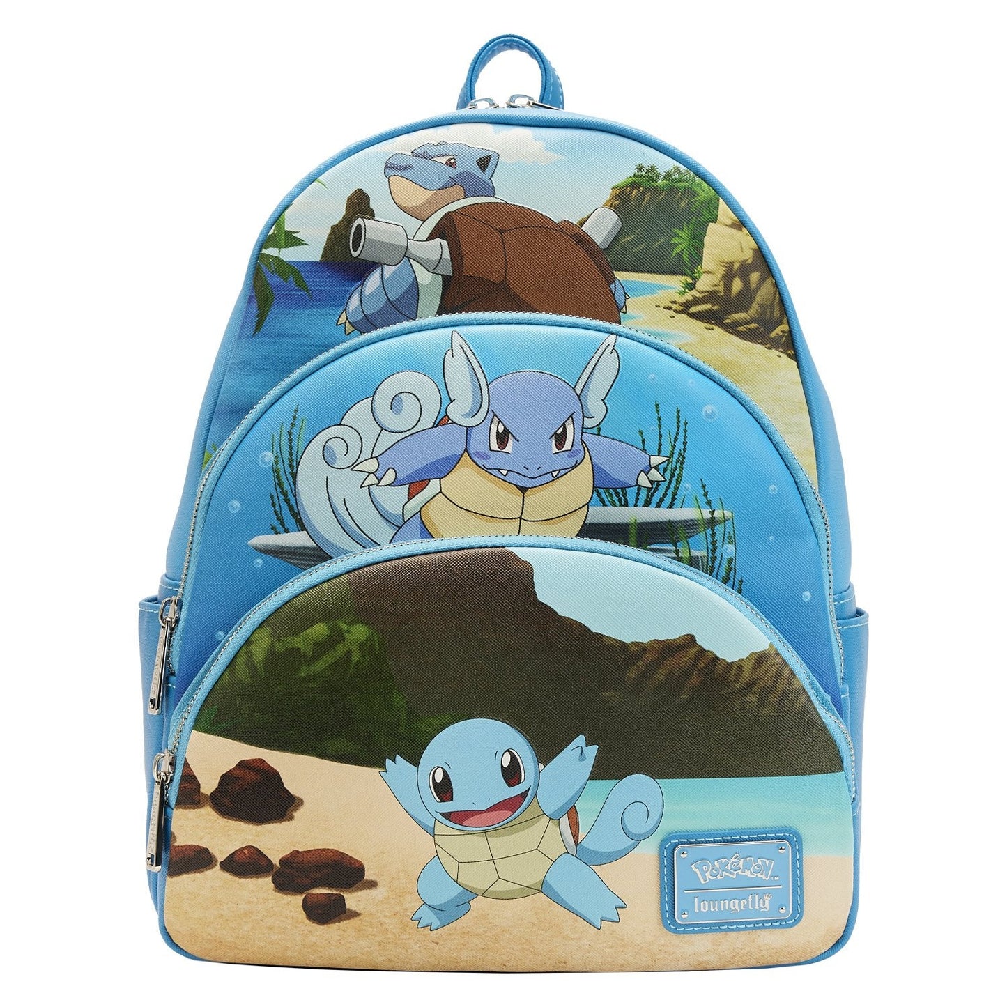 Squirtle Evolution triple pocket backpack